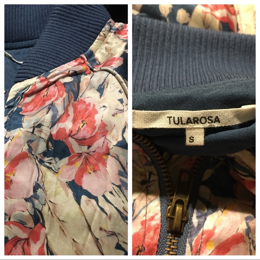 Tularosa Emma Bomber Jacket in Garden Floral - Picture 8 of 8